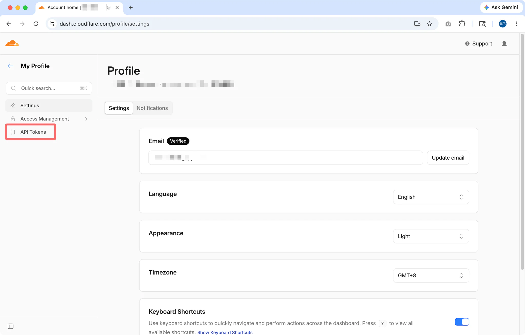 Go to My Profile