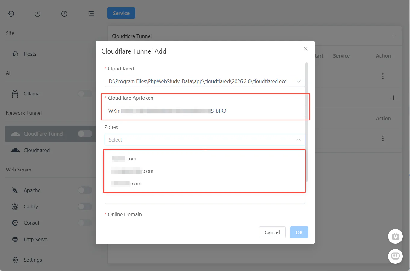 FlyEnv Cloudflare Tunnel Module