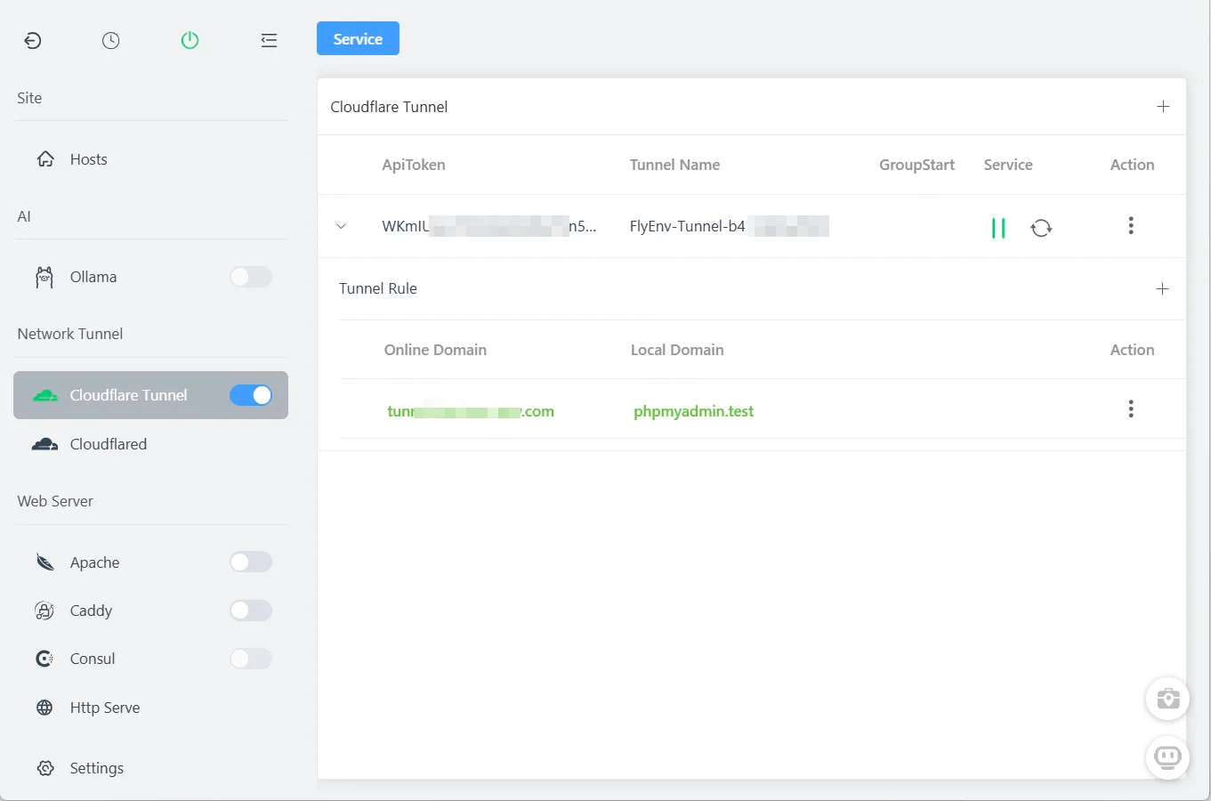 FlyEnv Cloudflare Tunnel Module