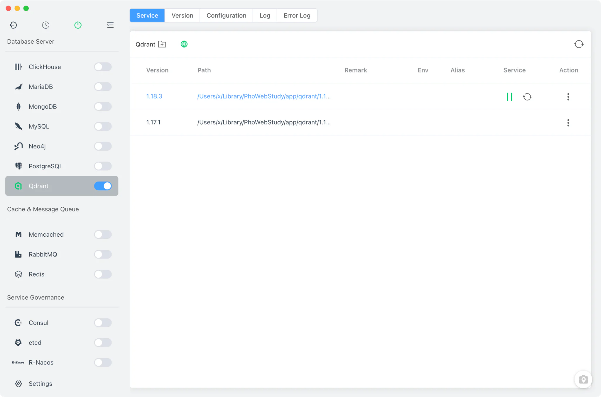 FlyEnv Qdrant module overview
